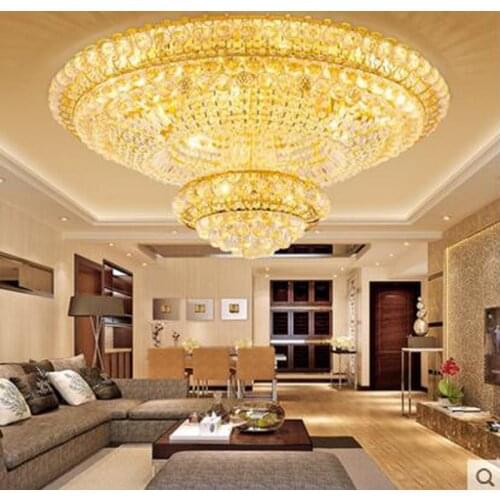 Cornucopia Living Room Lights Golden Round Crystal Light LED Ceiling Light Modern Bedroom Lighting LED ceiling lamp led lamps