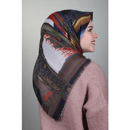 POLOİST LINEN FLAMLI SCARF DESEN-257 - RENK-16