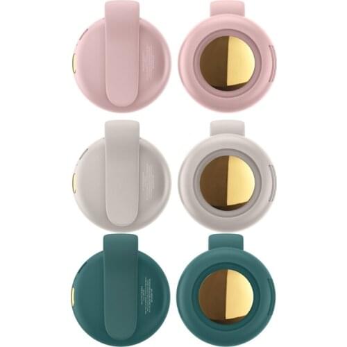 Portable Hands-free USB Waist Fan 5 Hours Run Time 3 Modes Wind Mini USB Fan Hanging Air USB Cooler Fan For Sports L69D