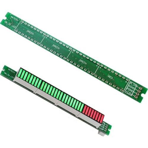 Volume Adjuster Mono 32 Level VU Meter indicator Stereo Amplifiers Sepctrum Board Adjustable light Speed Board AGC Mode DIY KITS