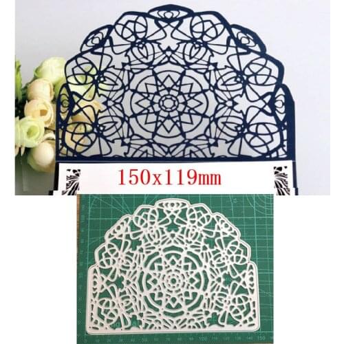 Craft dies lace background frame metal cutting dies scrapbooking diy paper card making embossing die cuts stencils dies new 2020