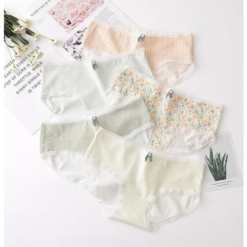 2020 Woman‘s Panties Cotton Bow Fashion Girls Briefs for Women Sexy Breathable Female Comfortable Underwear ladies Lingeries