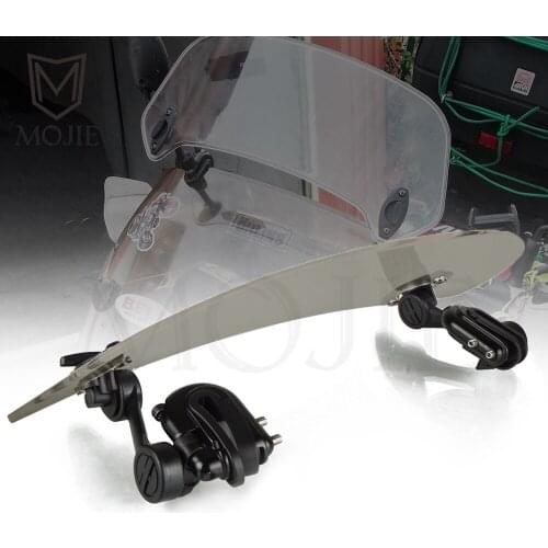 Motorcycle Windshield Extension Spoiler Windscreen Air Deflector For YAMAHA Virago XV 125 250 535 750 1100 WR125X WR125R XJ400