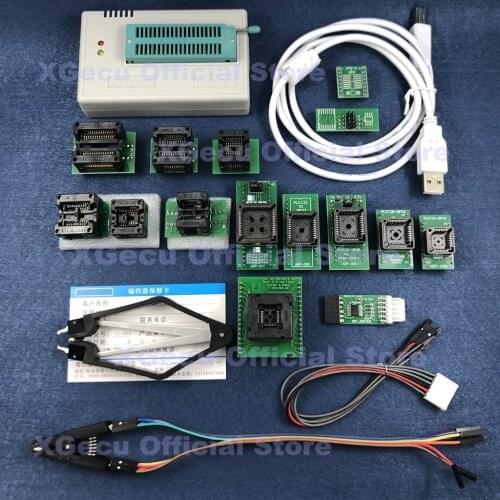 V10.27 XGecu TL866II Plus USB Universal Programmer support 15000+IC SPI Flash NAND EEPROM MCU replace TL866A TL866CS+16 parts