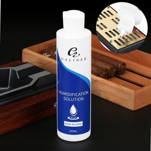 COHIBA 50/50 Cigar Humidification Solution 70% Humidity Cigar Humidifier 200ML Moisturizing Liquid For HumIdor Accessories