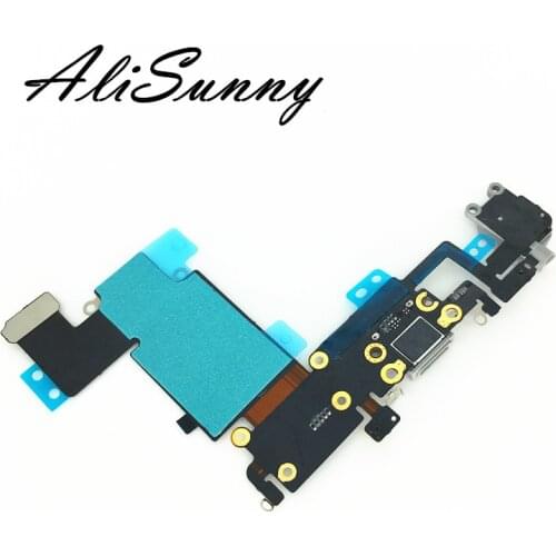 AliSunny 5pcs Charging Flex Cable for iPhone 6s 6SP Plus 4.7'' USB Dock Connector Charger Headphone Audio Jack Repair Parts