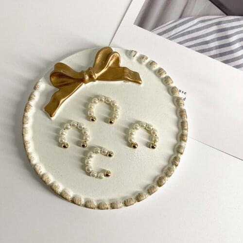 Pearl Hoop Earrings For Women Fashion Dangle Hypoallergenic Layer Earrings Drop Dangle Earrings Gifts For Women