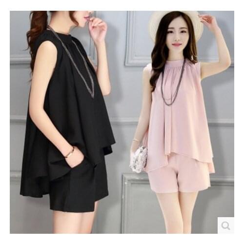 Plus size womens spring and summer 2021 new Korean fashion loose casual suit 100kg fat girl jacket shorts two-piece set