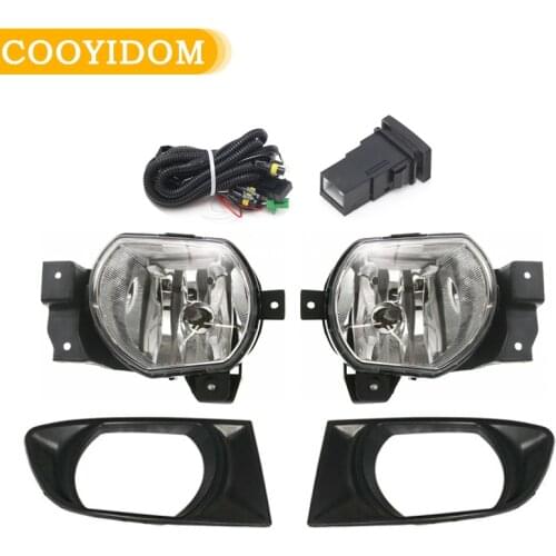 1Set Front Bumper Fog Light 12V Halogen Fog Light Wiring Harness Switch For KIA RIO RS 2002 2003 2004 2005 2006 FogLamp Assembly