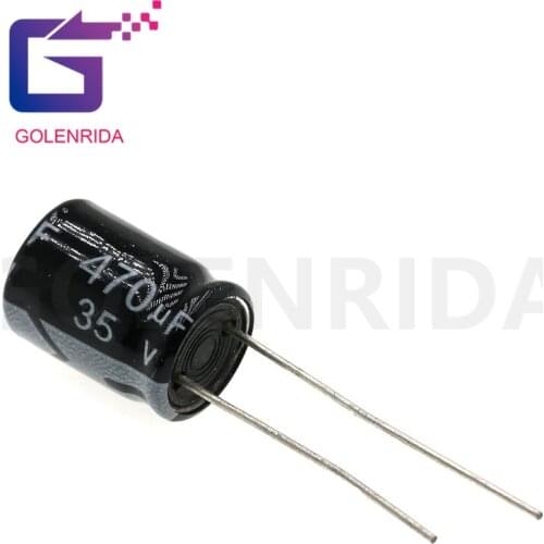 10PCS Electrolytic capacitor 35V470uF 10*13mm SMD aluminum electrolytic capacitor 470uf 35v