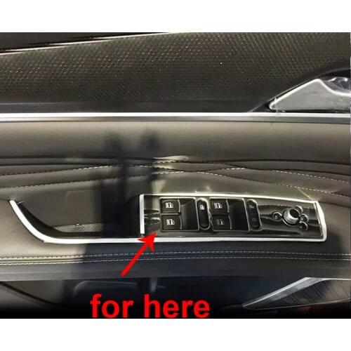 4PCS for DFM ix5 Glass Lift Switch Decorative Frame Inner door bowl decorate Stainless steel