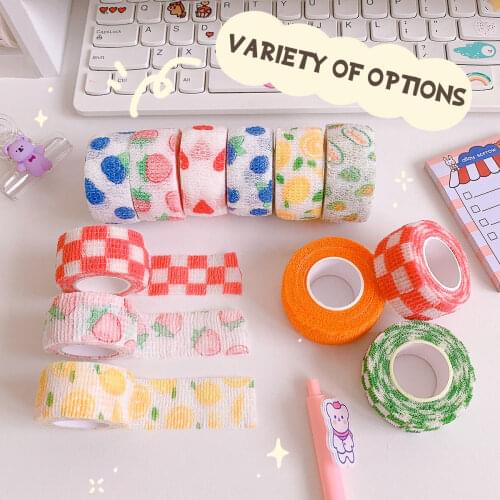 5pcs Finger Bandage Anti-cocoon Anti-wear Tape Self-adhesive Wrapping Student Handwriting Elastic Finger Protective Tape