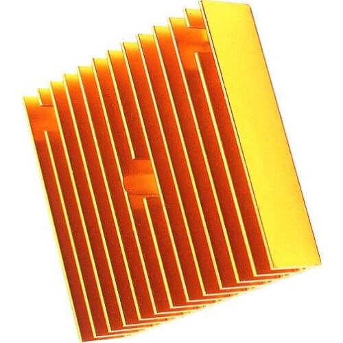 5 pcs 3D printer Makerbot accessories MK7/MK8 heat sink 40*40*11 4010 gloden heatsink