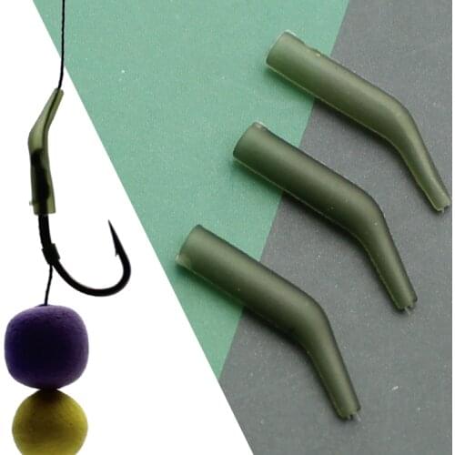 20pcs Carp fishing Accessories D Rig kickers hooks line aligners sleeve anti tangle sleeve for hair ronnie rigs end tackle