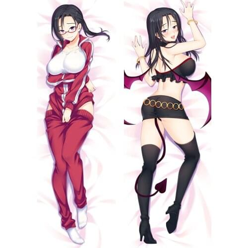 Anime Interviews with Monster Girls Demi-chan wa Kataritai Sakie Sato Hikari Takanashi Dakimakura Body pillow cover pillowcase