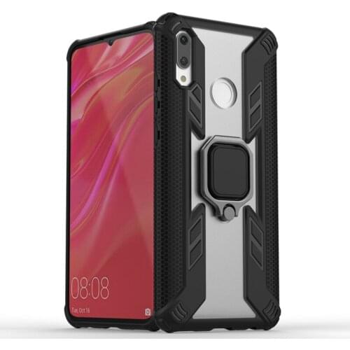 Case For Huawei P Smart 2019 Cover TPU+PC finger ring stand Magnet Armor soft case for Huawei P Smart 2019 POT-LX3 LX1 case