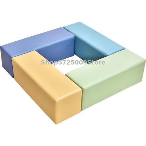 Long Stool Sofa Stool Rectangular Soft Bag Shoe Stool Kindergarten Shoe Stool Clothing Store Stool Rest Stool