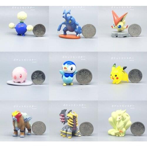 Genuine Pokemon Action Figure Pocket Monster Charizard Ninetales Kyurem Sceptile Model Doll PVC Figure Toy Collection Kids Gift