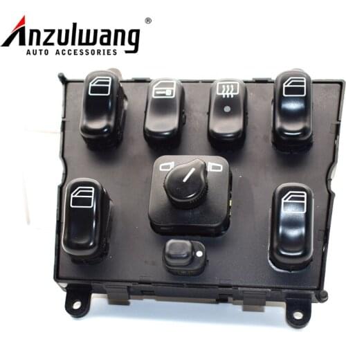 ANZULWANG 1638206610 Electric Window Master Switch for Mercedes-Benz W163 ML320 ML430 A 1638206610 03751566