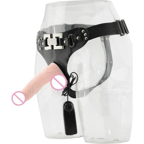 Erotic Lesbian Strapon Dildo Vibrator Detachable Strap On Big Dick Harness Pegging Penis Adult Sex Toys for Women Couples