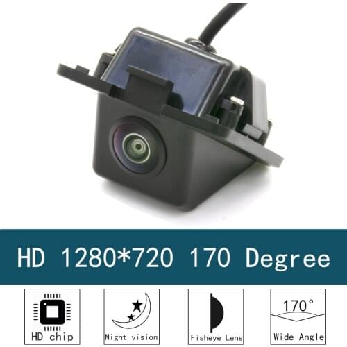 HD 1280*720 Fisheye 170 Degree Car Reversing Rear View Camera For Mitsubishi Outlander 2003-2009/Citroen C-Crosser/Peugeot 4007