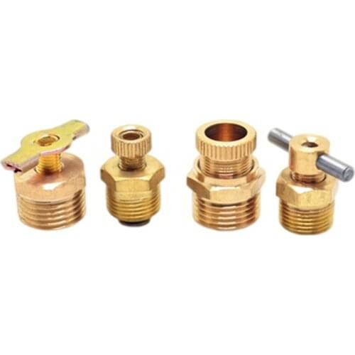 Air compressor copper drain valve drain valve drain plug 1 / 4 3 / 8 1 / 2 specification is complete
