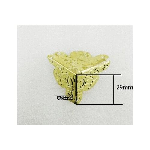 Hardware accessories Corner Bracket 29MM wrap wooden case corner protection angle of nickel plated angle