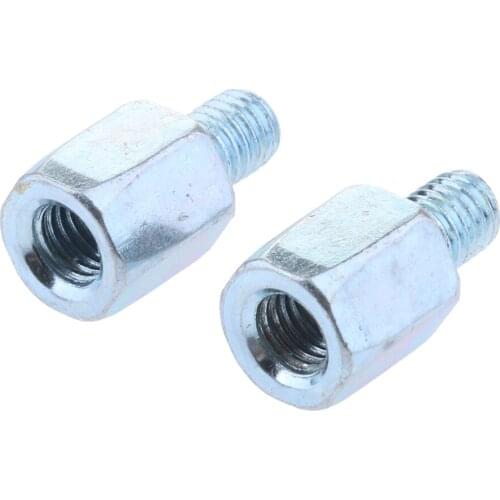 Set Of 2pcs 8mm Postive To 8mm Postive Screw Adapter Wire Motorcycle Mirror