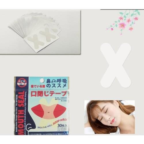 30 PC/1pack Snore Stopper Anti-snoring Stickers Breathable Sleeping Anti-snoring Nasal Strips Promote sleep Anti Snore Device