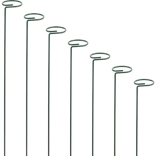Garden Support Stake Ring Metal Garden Plant Supports Single Stem Shrub Holder