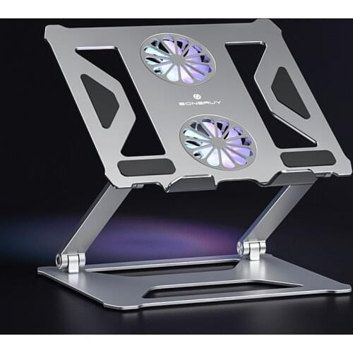 7-17 inch Laptop Stand Aluminum Holder for Laptop Notebook PC Computer Ergonomic Bracket Metal Cooling Stand Heat Dissipation