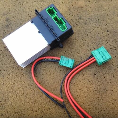 Heater Blower Fan Resistor Blower Motor Regulator Wire Set For Citroen C5 C3 C2 Peugeot 107 207 607 6441.L2, 7701048390