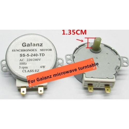 Apply to Microwave turntable Synchronous motor SS-5-240-TD 220V Semicircular D-shaft Rotary motor ac 220/240V 50HZ 5rpm 4W