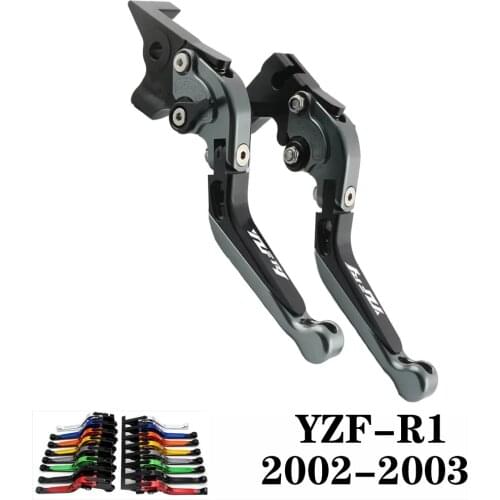 For YAMAHA YZF R1 YZFR1 YZF-R1 2002 2003 02 03 CNC Motorcycle Adjustable Brake Clutch Lever Levers Folding