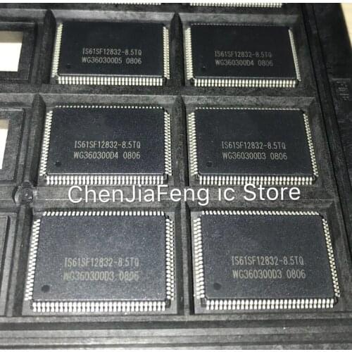 2PCS~10PCS/LOT IS61SF12832-8.5TQ QFP100 New original
