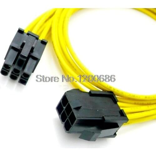 5557 4.2MM 6-Pin PCIE Power Extension Cable for GPU Video Card PCI-Express PCI-E 40CM