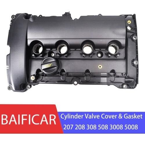 Baificar Brand New OEM Engine Cylinder Valve Cover & Gasket V759886280 For Peugeot 207 208 308 508 3008 5008 Citroen C4 C5 1.6T