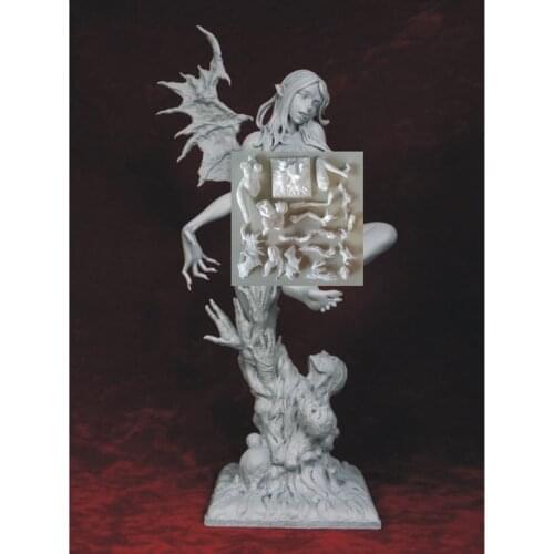 GK hand-made resin white mold wf2017 summer SUCCUBUS female dream demon white mold spot