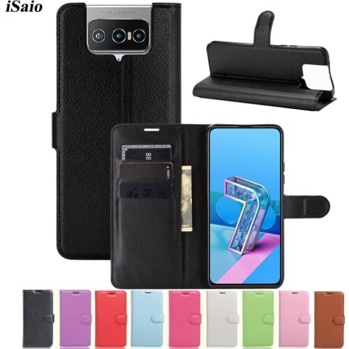 For Asus ZenFone 7 ZS670KS Wallet Case Flip Leather Cover for Asus ZenFone 7 Pro ZS671KS Mobile Phone Case Cover with Card Slots