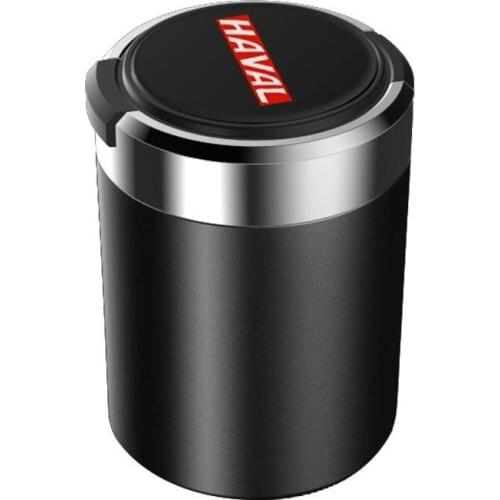 For Great Wall Haval Car Ashtray Creative Personality Multi-function With Car Logo LED Light With Lid Car Ashtray Accessories