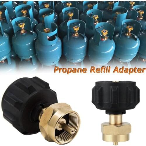 Propane Bottle Refill Adapter Kit 1 LB Small Cylinder Kitchen Tank Tools Proper Fill Tools Camping Easy Seal for Outdoor Cooking