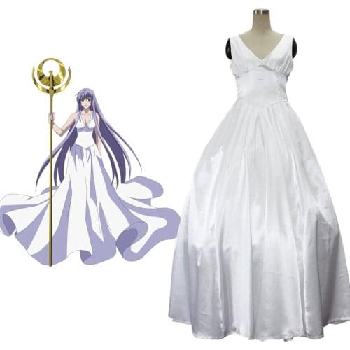 Saint Seiya The Lost Canvas Sasha Athena Cosplay Costume Tailor Made