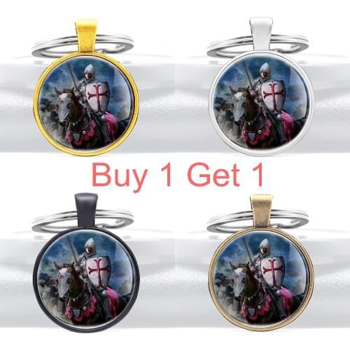 Buy 1 Get 1 New Arrivals the Crusaders Knight Keychains