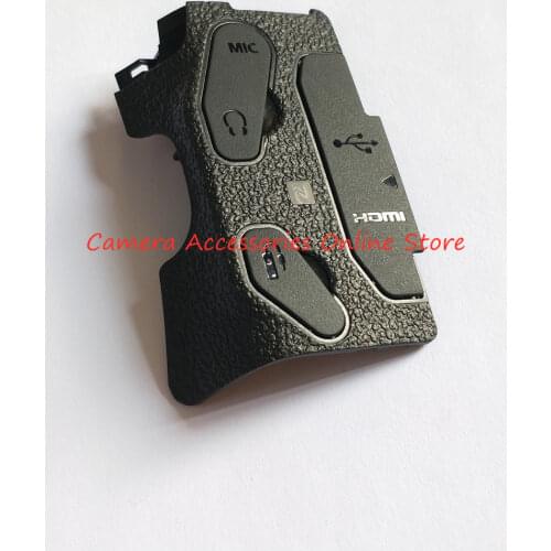 New original left side USB HDMI I/F Interface Rubber cover unit (a set) repair parts For Canon EOS 80D SLR Digital camera