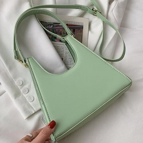 Solid Color Womens Designer Brand Shoulder Crossbody Bags for Women 2021 Simple Small Female Handbag Travel Messenger Bag Totes