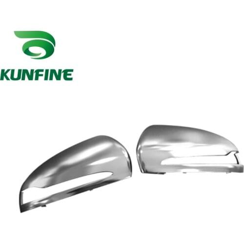 Pair of Chrome Rearview Mirror Cover Cap Side Wing Mirror Cover For BENZ C Class W205 2015-17 E Class W213 S Class W222 GLC X205