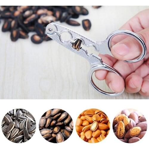 Sunflower Nut Household tool Sheller Nutcracker Melon Seed Opener Clamp Cracker Kitchen Walnut Pine Plier Scissor