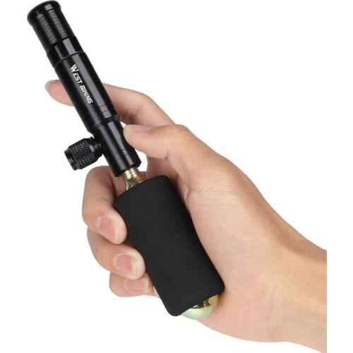 Portable Bike Pump Head MTB Quick Tire Inflator for Presta Schrader Valve