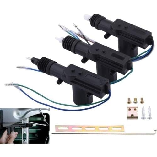 SPEEDWOW Car Auto Door Lock Actuator Motor Remote Central Alarm Security Kit 12V Motor Actuator Single Gun Type Door Lock