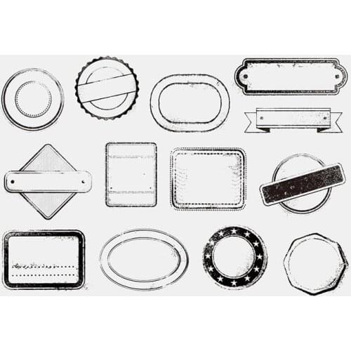 Ticket Rubber stamp for Scrapbooking Transparent Silicone Rubber DIY Photo Album Decor